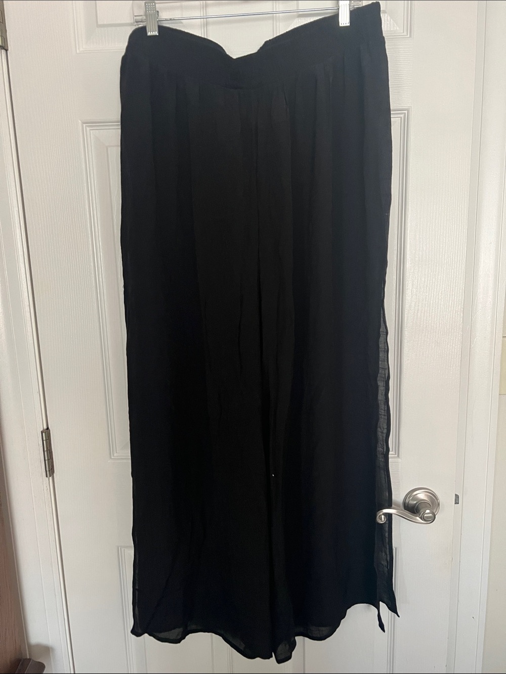 Torrid crepe side slit swim cover-up pant